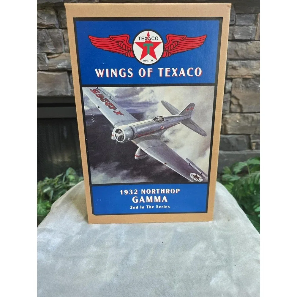 ERTL Wings of Texaco 1932 Northrop Gamma Airplane Coin Bank 2nd/ Series NEW /Box
